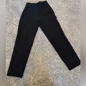 Zara high waisted pants black